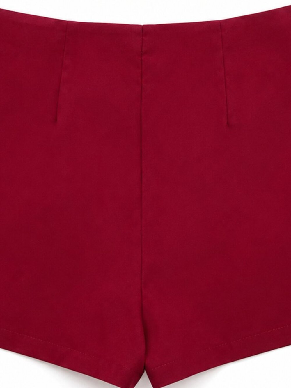 Burgundy Maroon Dress Shorts / Skirt Wine Red XS - Picture 4 of 4